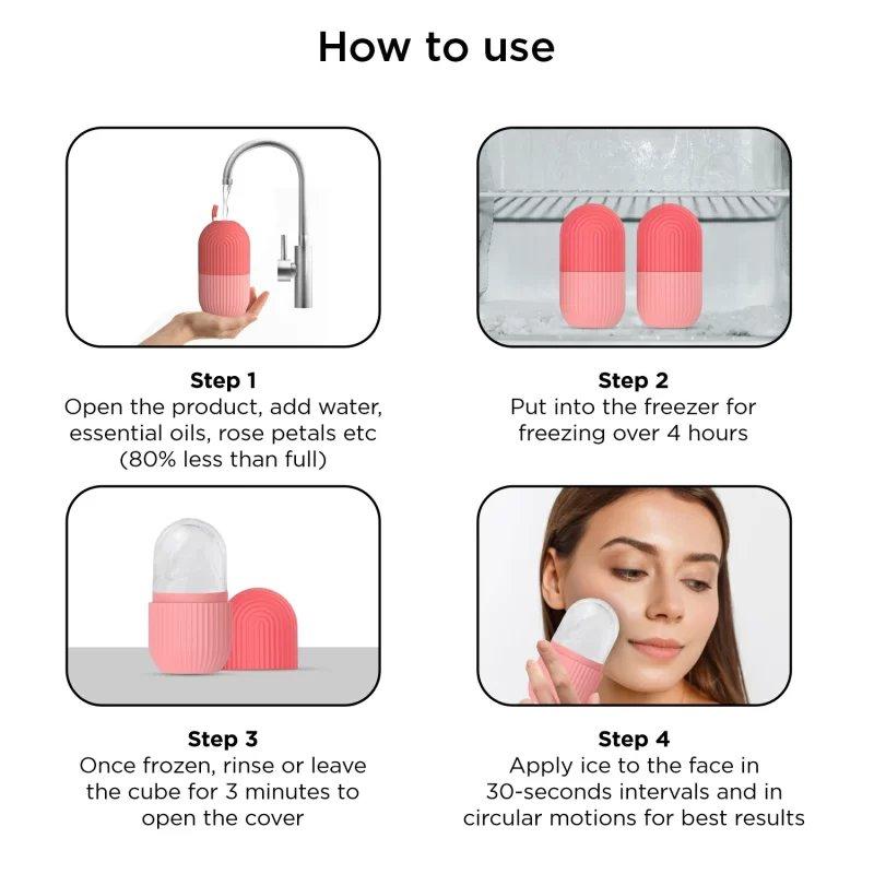 Ice Cube Massage Roller For Face