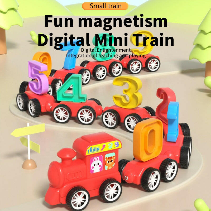 Magnetic Digital Number Train | Educational Toy