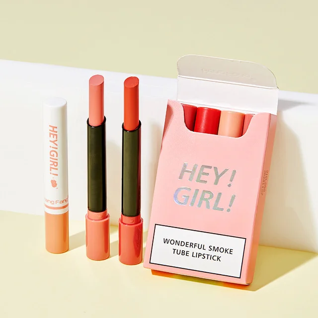 Hey Girl Cigarette Smoke Tube Lipsticks (Pack of 4)