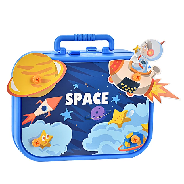Space DIY Creative Mosaic Drill Toy