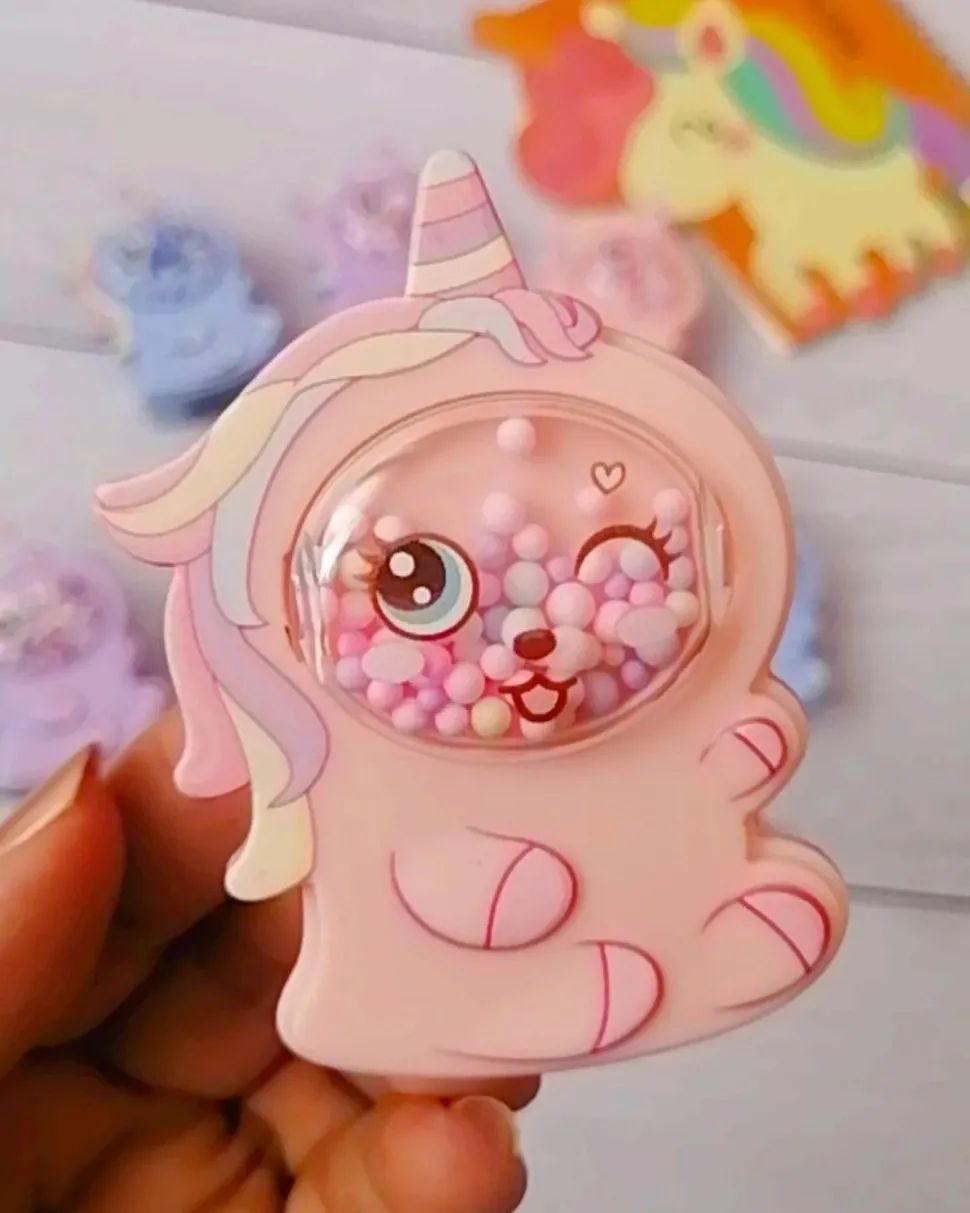 Unicorn Confetti Filled Double Hole Pencil Sharpener