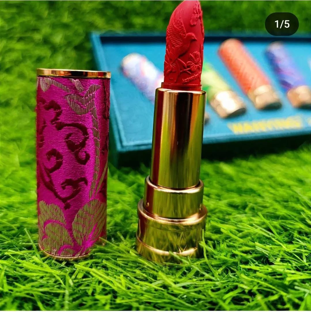 Luxury Carved Lipsticks Set