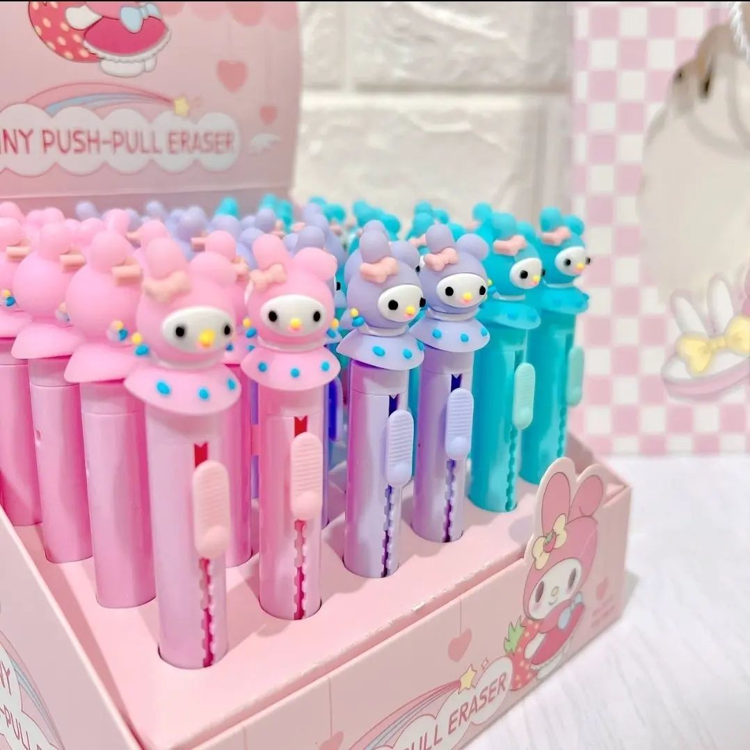 My Melody Push Pull Pencil Eraser