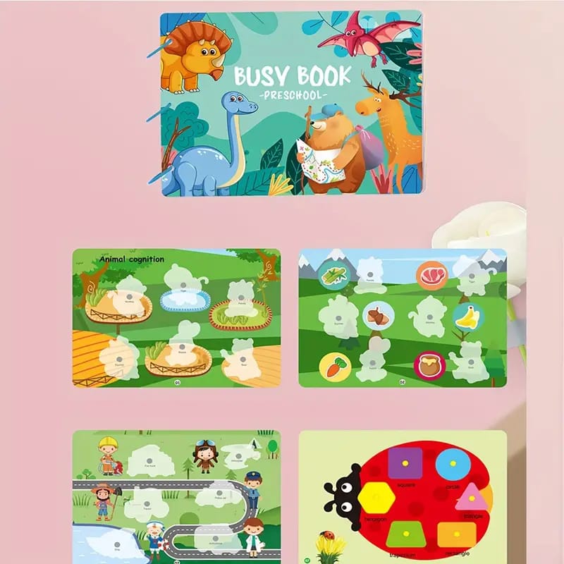 Busy Activity Book For Toddlers Pre School