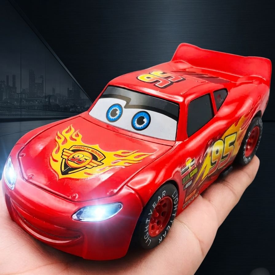 Diecast McQueen Model Car With Light and Sound | Alloy Series Metal Body