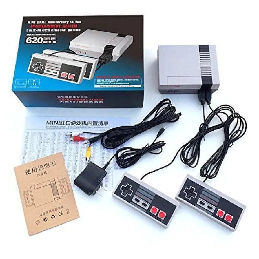 Retro 2 Player 620 Built In Video Games Console