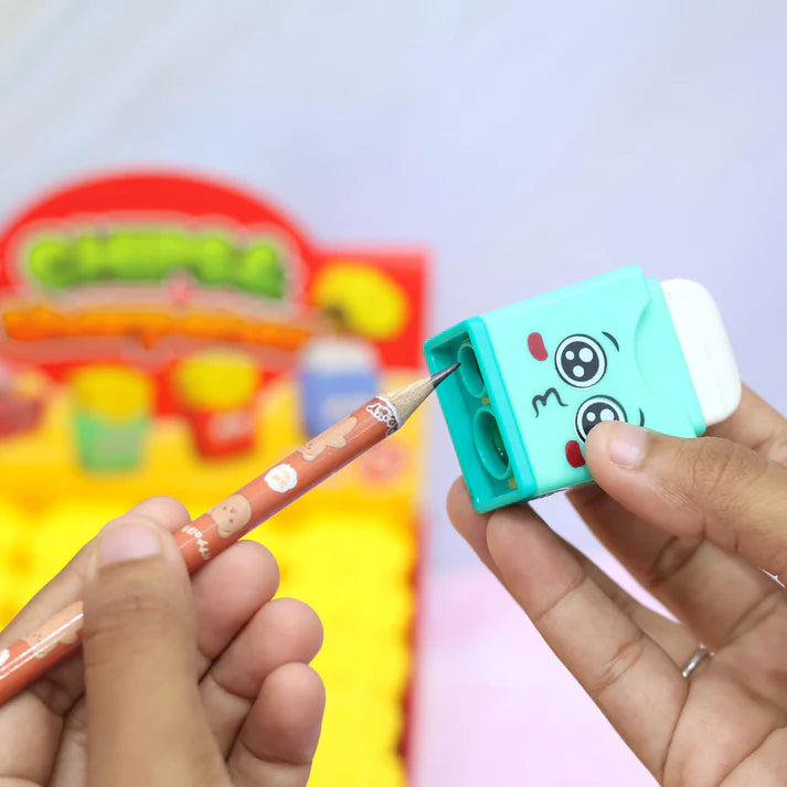 Yalong Chips | Fries 2 in 1 Pencil Eraser And Sharpener
