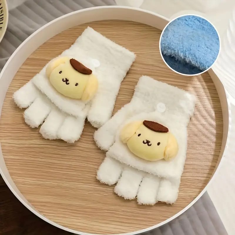 Sanrio Half Finger + Full Finger Kids Gloves