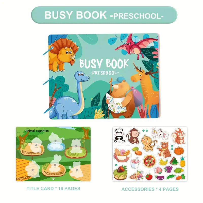 Busy Activity Book For Toddlers Pre School