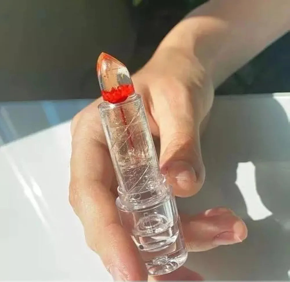 Crystal Pink Jelly Lipstick Lip Balm