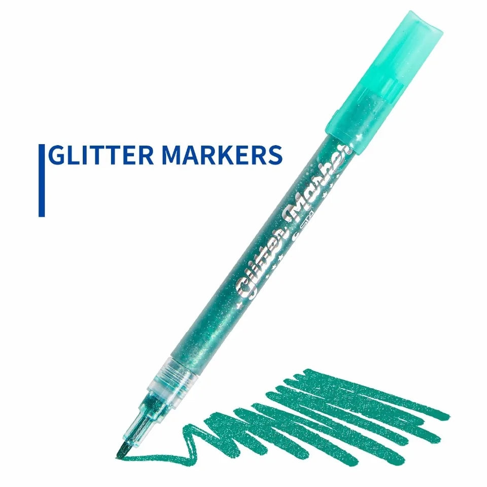 Glitter Markers Set