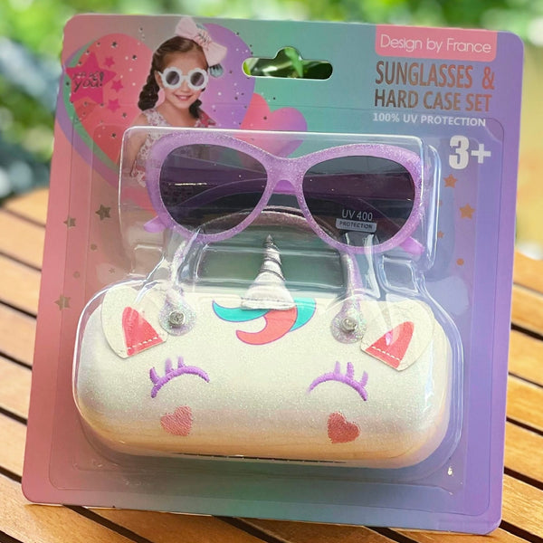 Kids UV Protected Sunglasses With Case