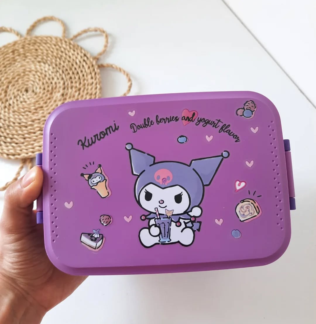 Sanrio Stainless Steel Double Partition Lunch Box