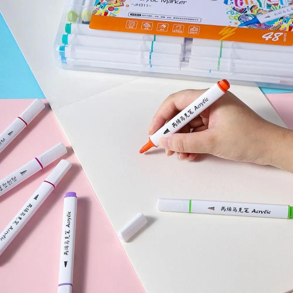 Soft Tip Acrylic Markers 12 Pc