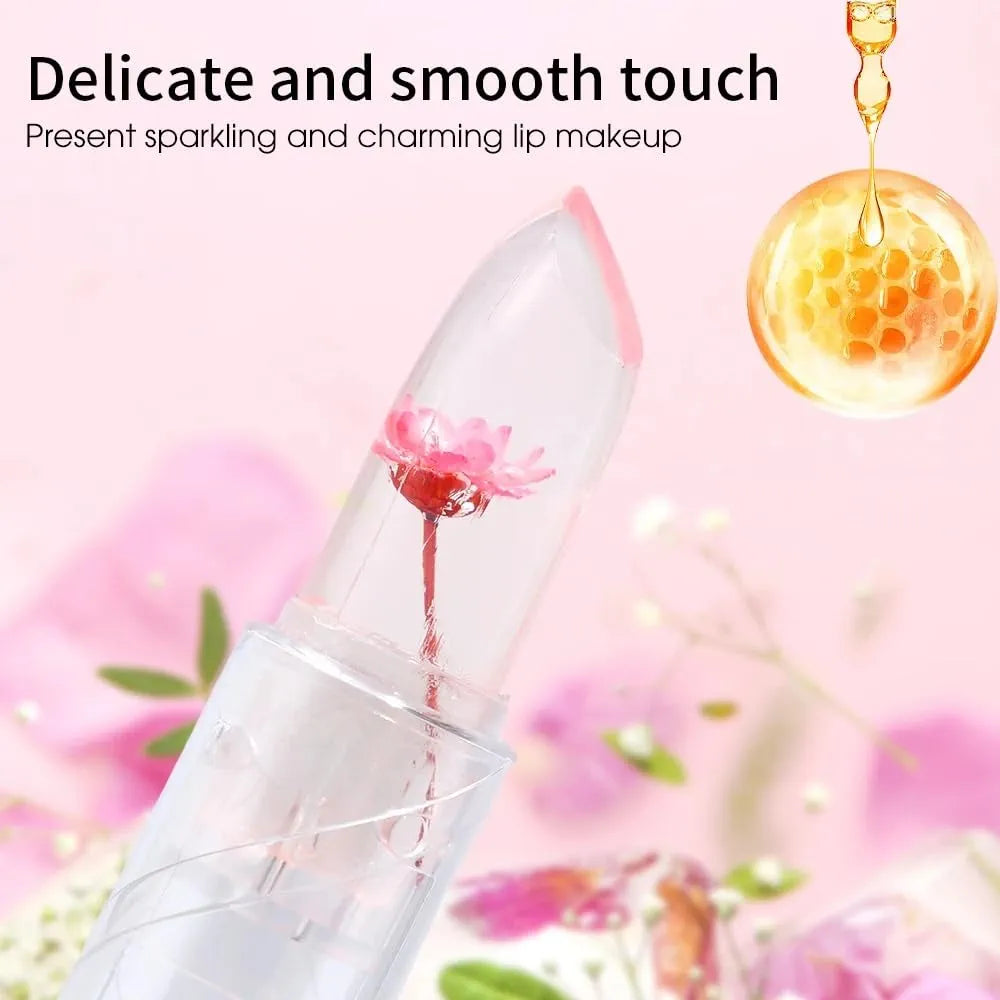 Crystal Pink Jelly Lipstick Lip Balm