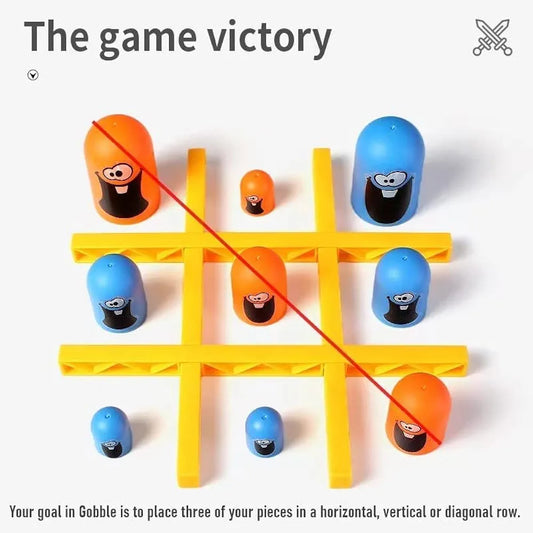 Gobblet Gobblers Fun Strategy Tic Tac Toe Board Game