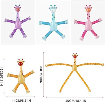 Giraffe Pop Tube Toy