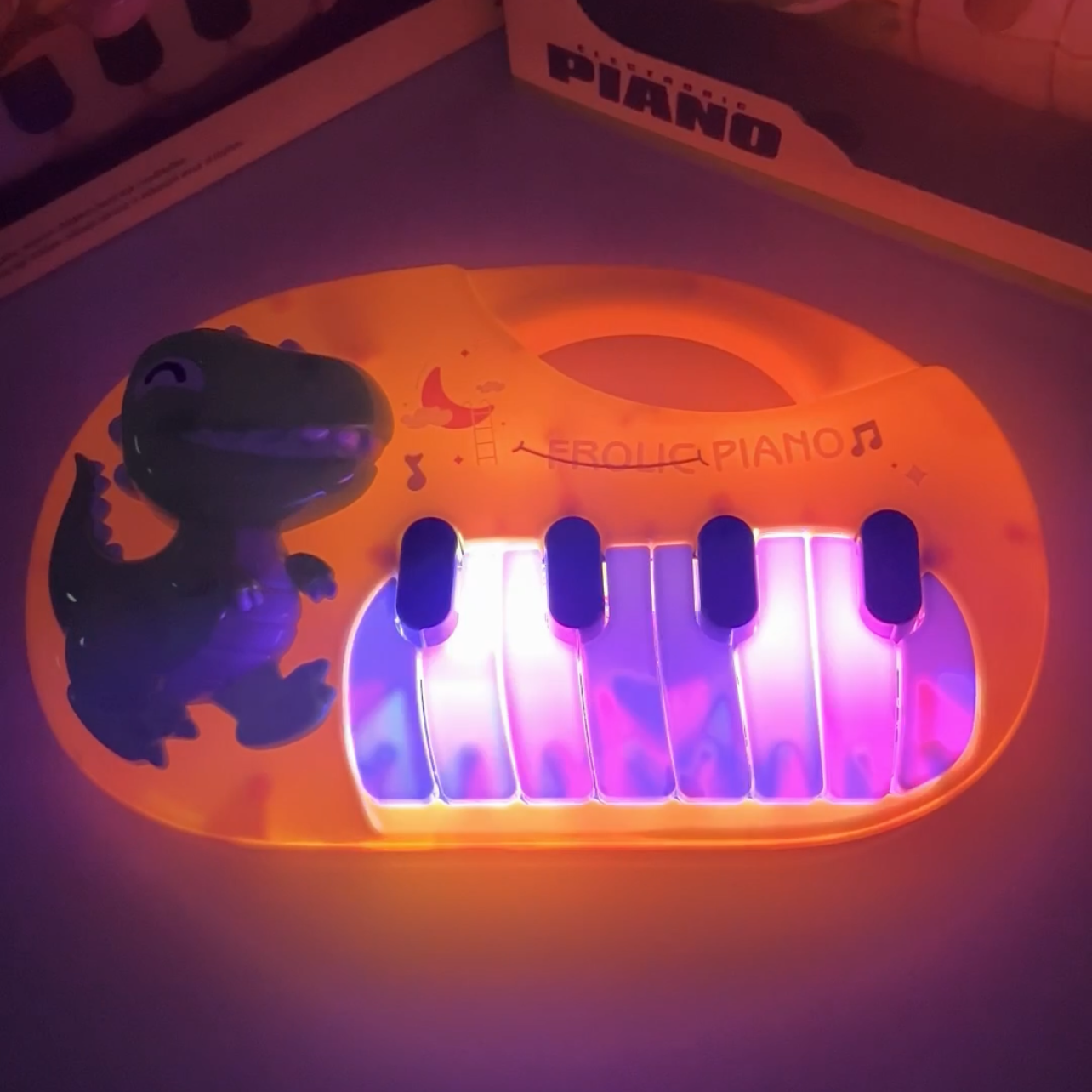 High Quality Dinosaur Piano With Music And Lights