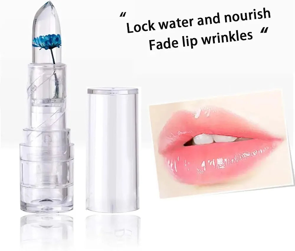 Crystal Pink Jelly Lipstick Lip Balm