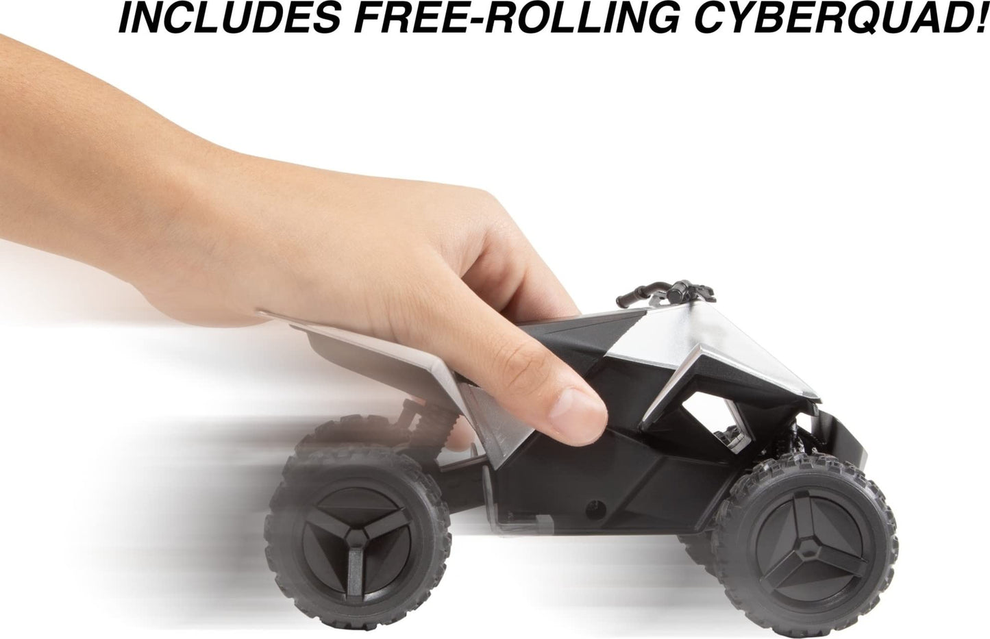 2 in 1 Pull Back Quad Bike and Tesla Cyber Truck Car With Lights and Sound