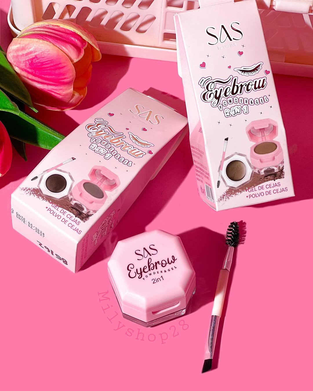 SAS 2 in 1 Eyebrow Powder & Gel
