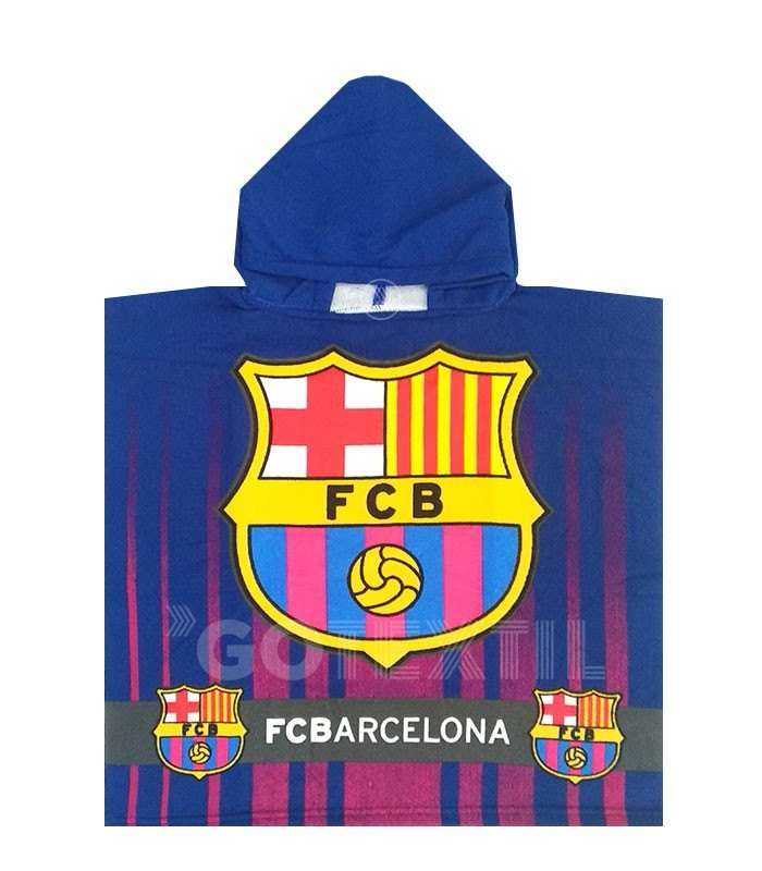 Kids FCBARCELONA Ponchu Bath Robe | Towel Material