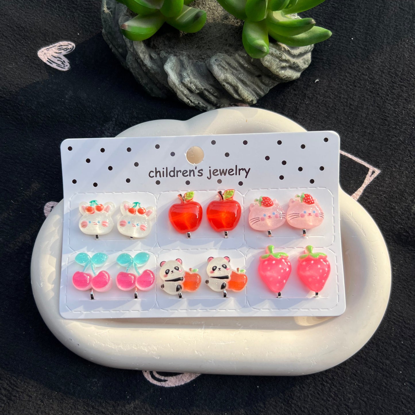 Clip-On Stud Earrings for Kids Girls β No Piercing Needed | Cute & Comfortable