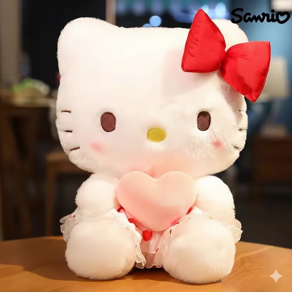 16 Inches Huge Pinteresty Hello Kitty Stuff Toy | Soft Plushie For Girls