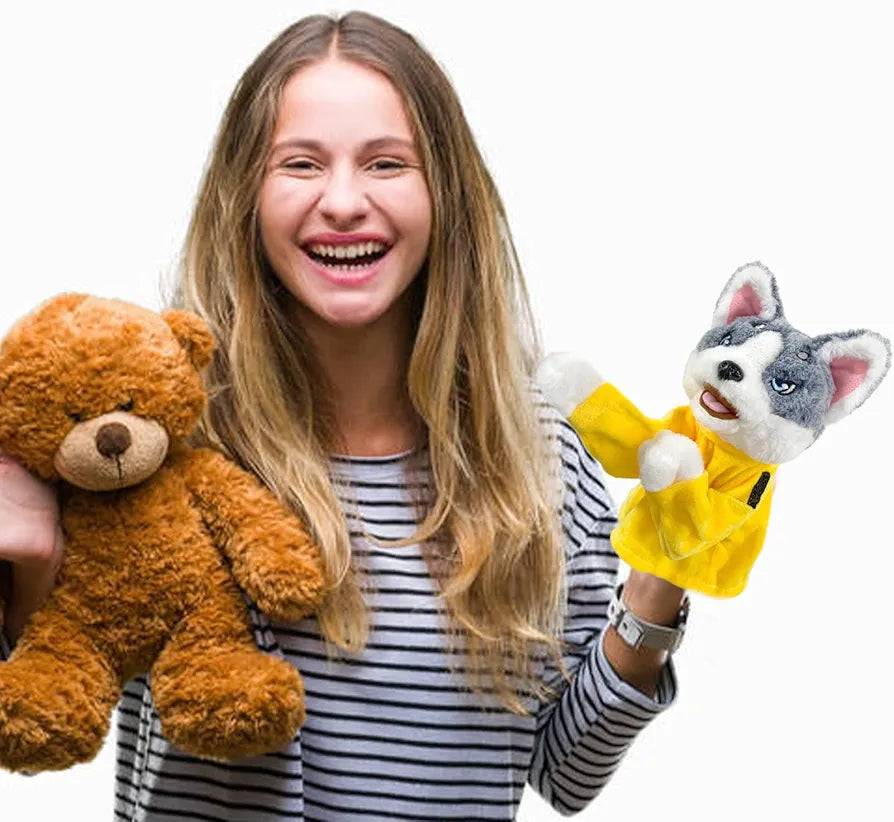 Husky Dog KungFo Puppet Toy With Sound