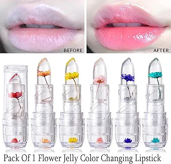 Crystal Pink Jelly Lipstick Lip Balm