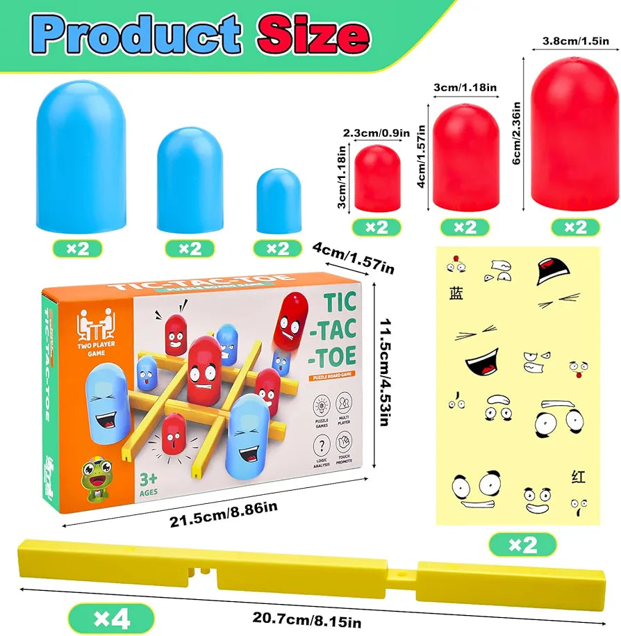 Gobblet Gobblers Fun Strategy Tic Tac Toe Board Game
