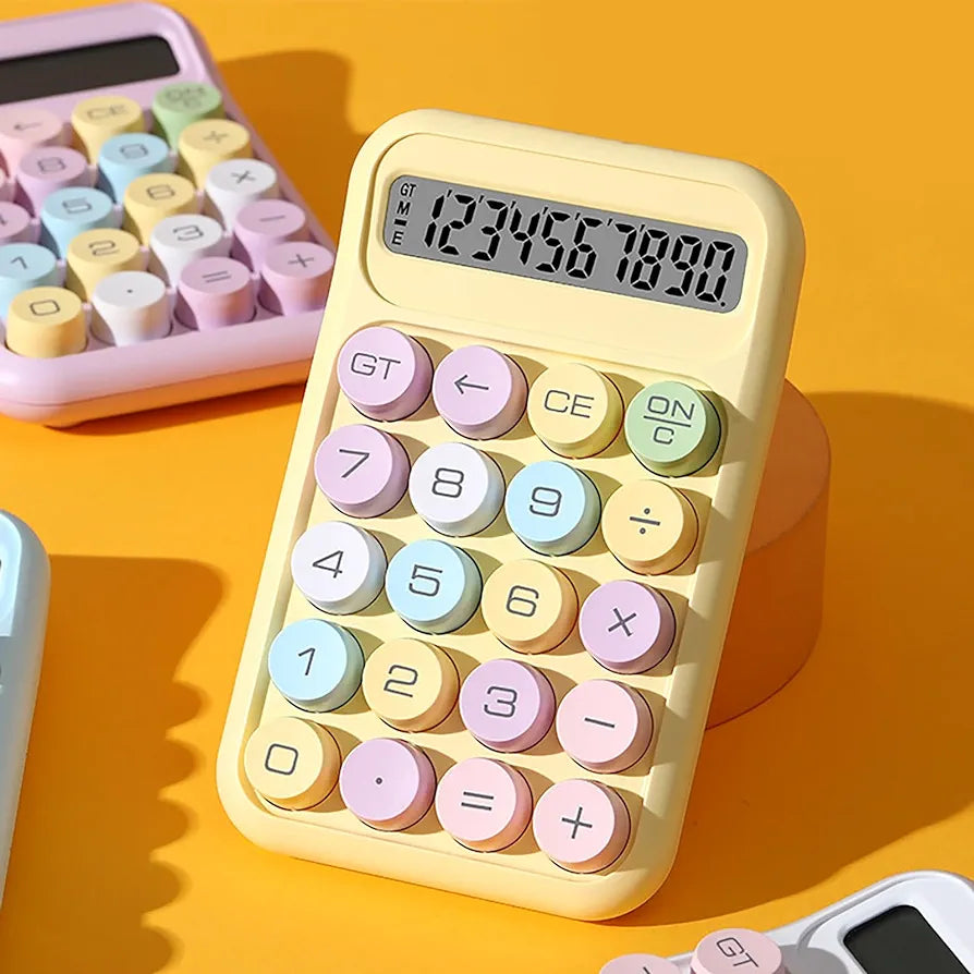 Kawaii Pastel Rainbow Calculator