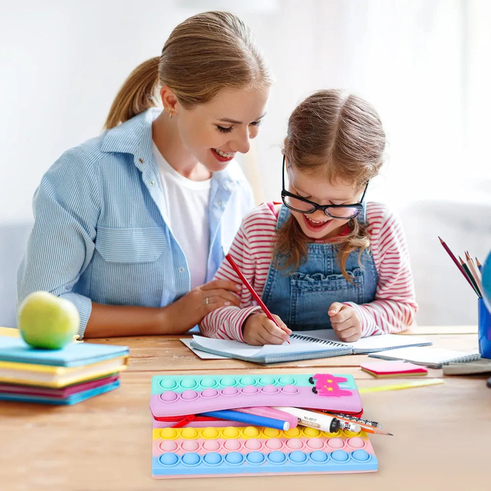 Pop it Note Book With Pencil Pouch