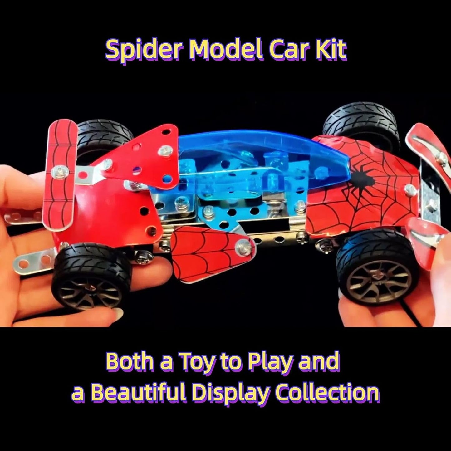 Spiderman Metal Model Car Construction Set