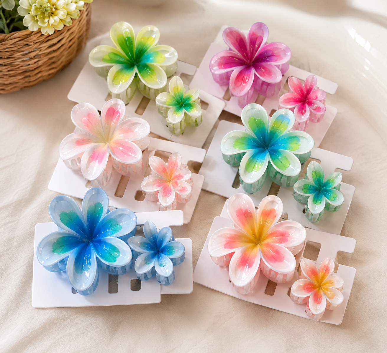3 in 1 Flower Hair Catcher Set | Pack Of 3