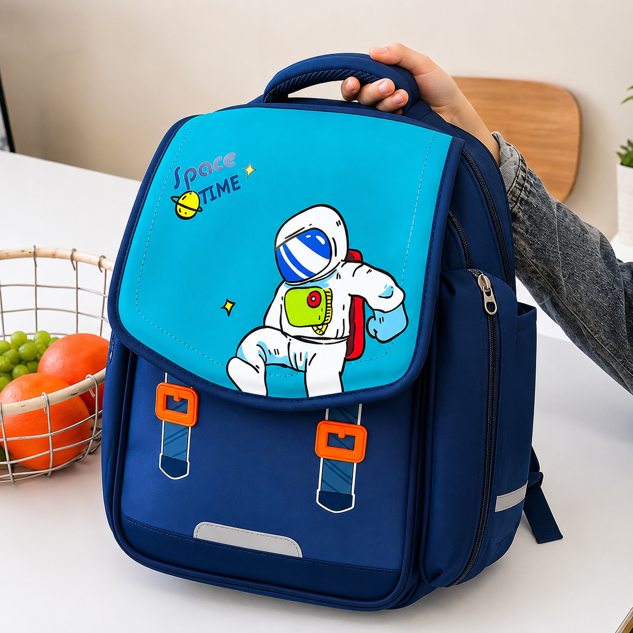 Spaceship School Bag | 17 Inches Class 1 to 5