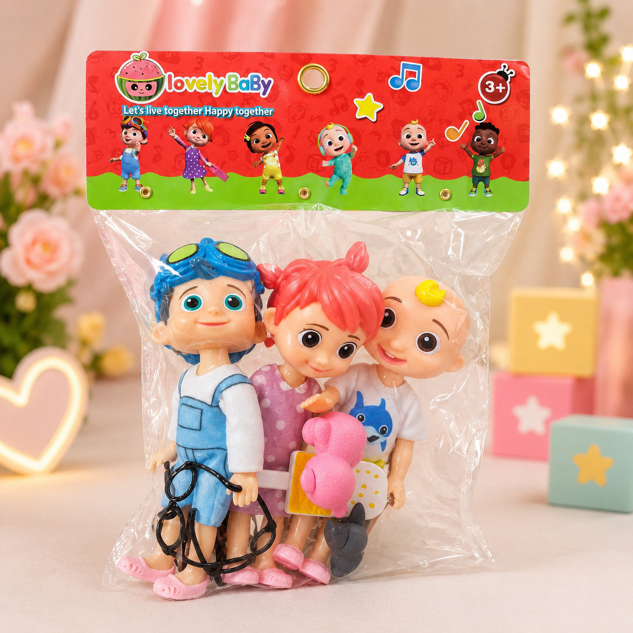 Cocomelon Family Figures With Mini Toys