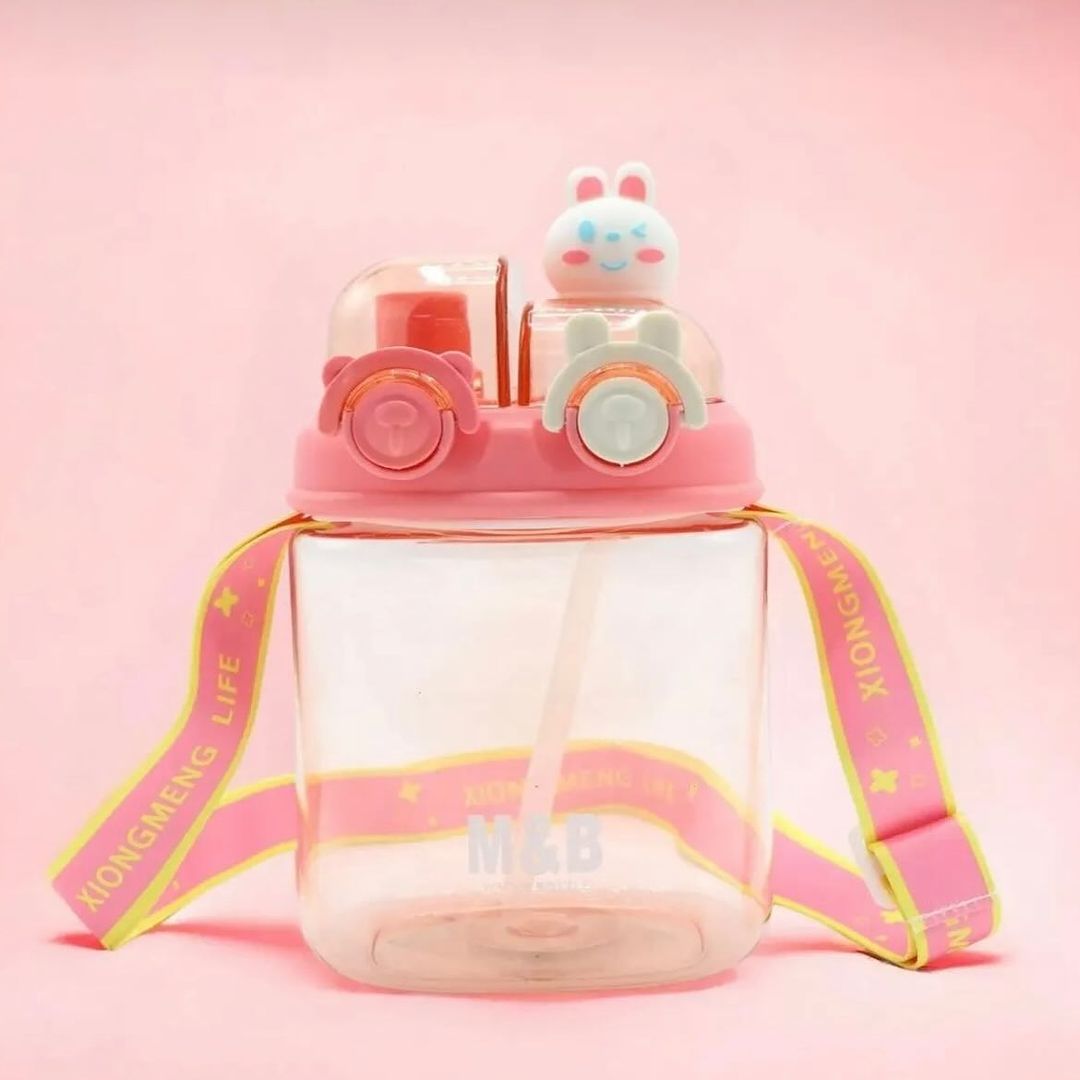 Kawaii Two Way Water Bottle | Sipper (Without Partition)