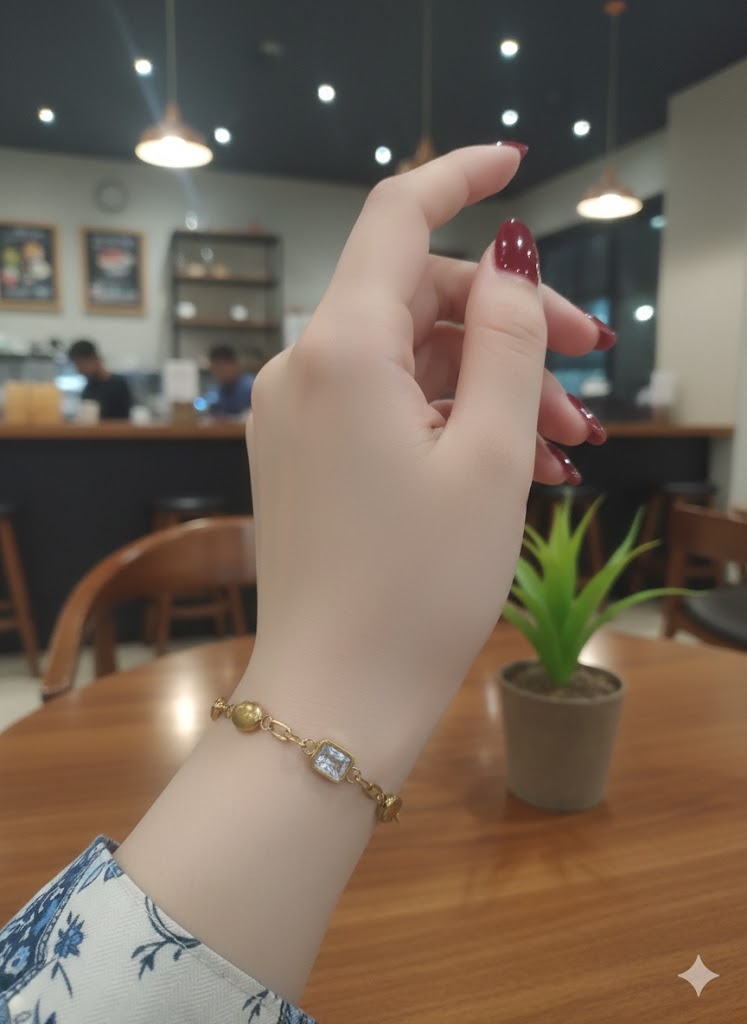 Zircons Stainless Steel Bracelet