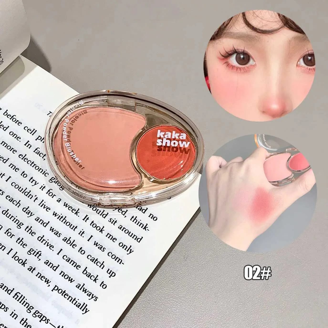 Korean Two Tone Powder Blush