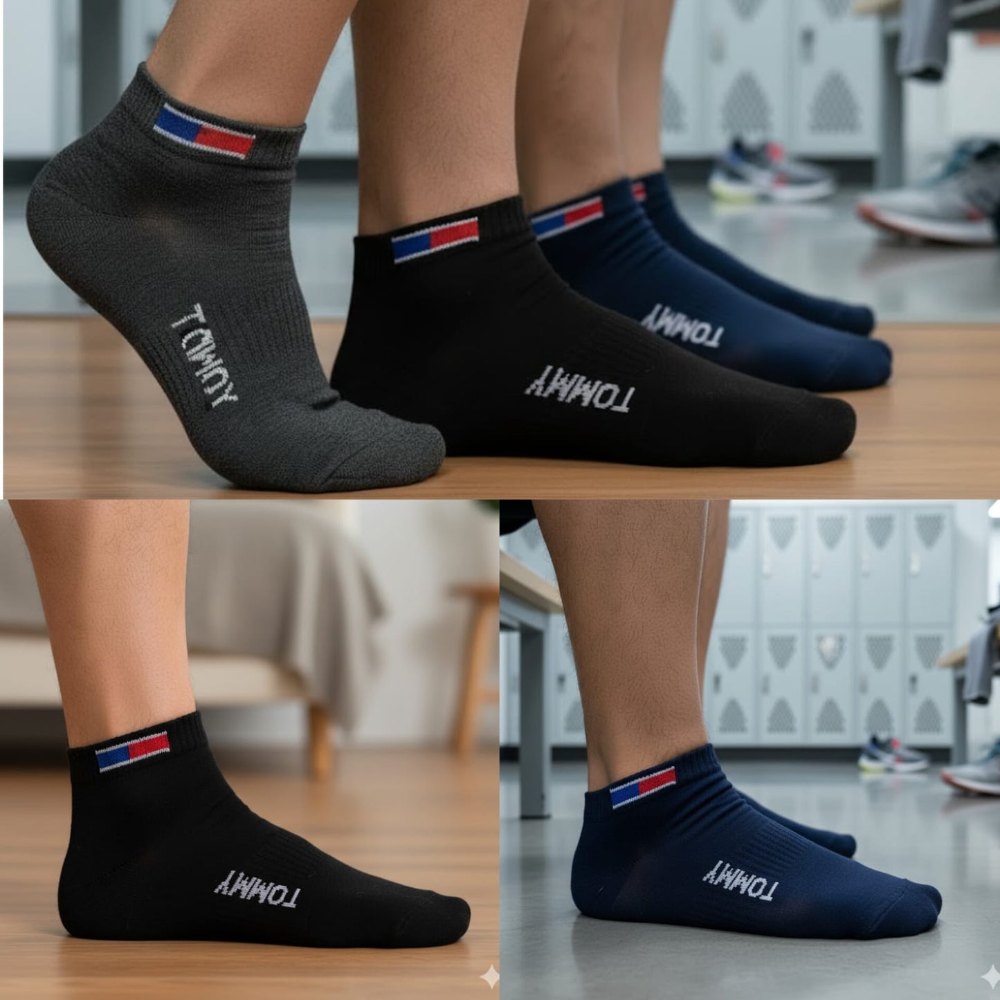 Tommy Branded Socks Pair