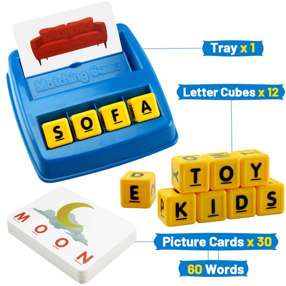 Matching Letter Educational Learning Game Toy