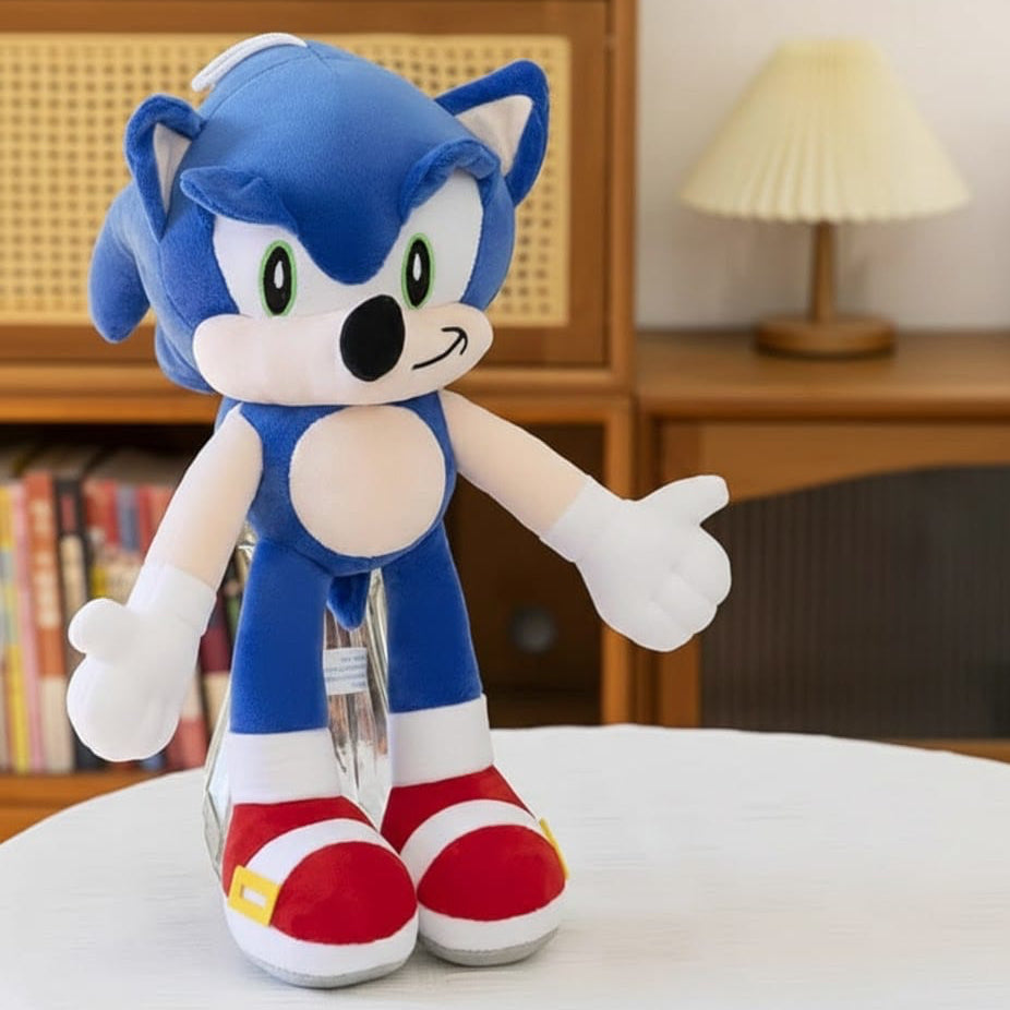 17 Inches Huge Sonic Stuff Toy | Soft Plushie for Boys
