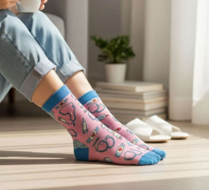 Doctor Surgeon Cute Kids And Adults Socks