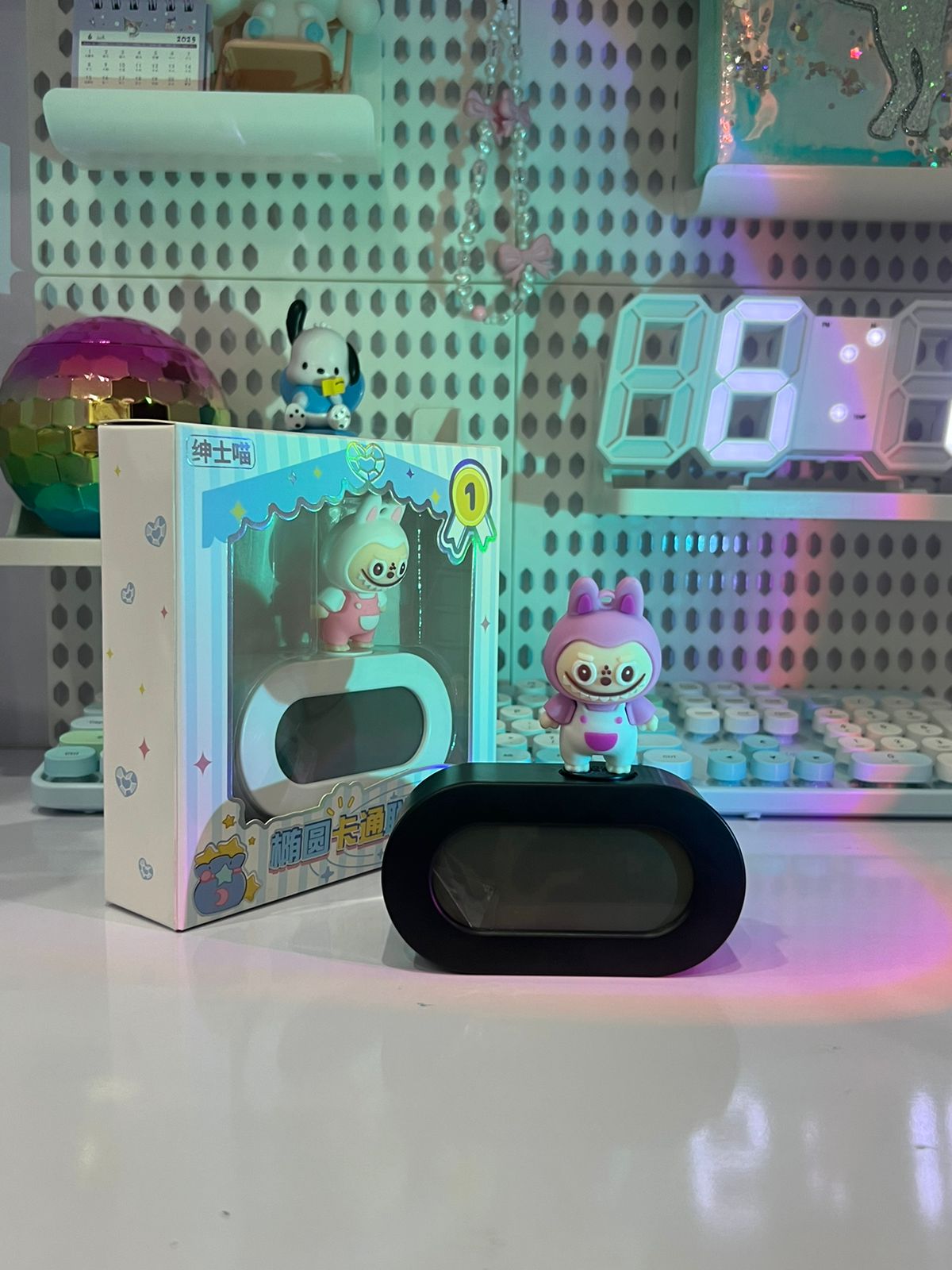 Labubu and Kawai Doll Alarm Clock