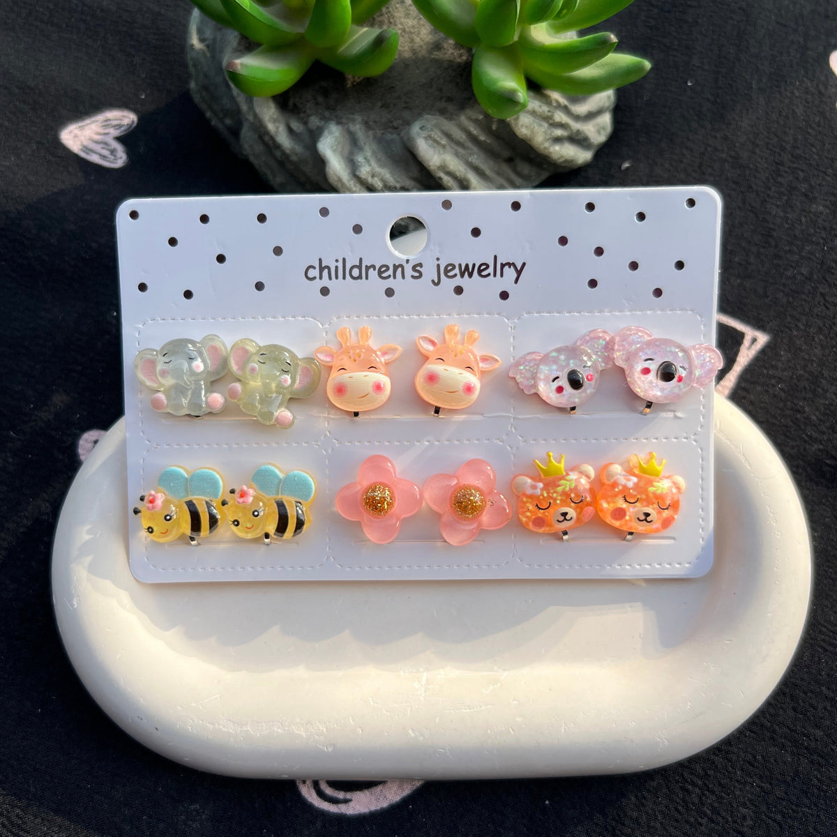 Clip-On Stud Earrings for Kids Girls β No Piercing Needed | Cute & Comfortable