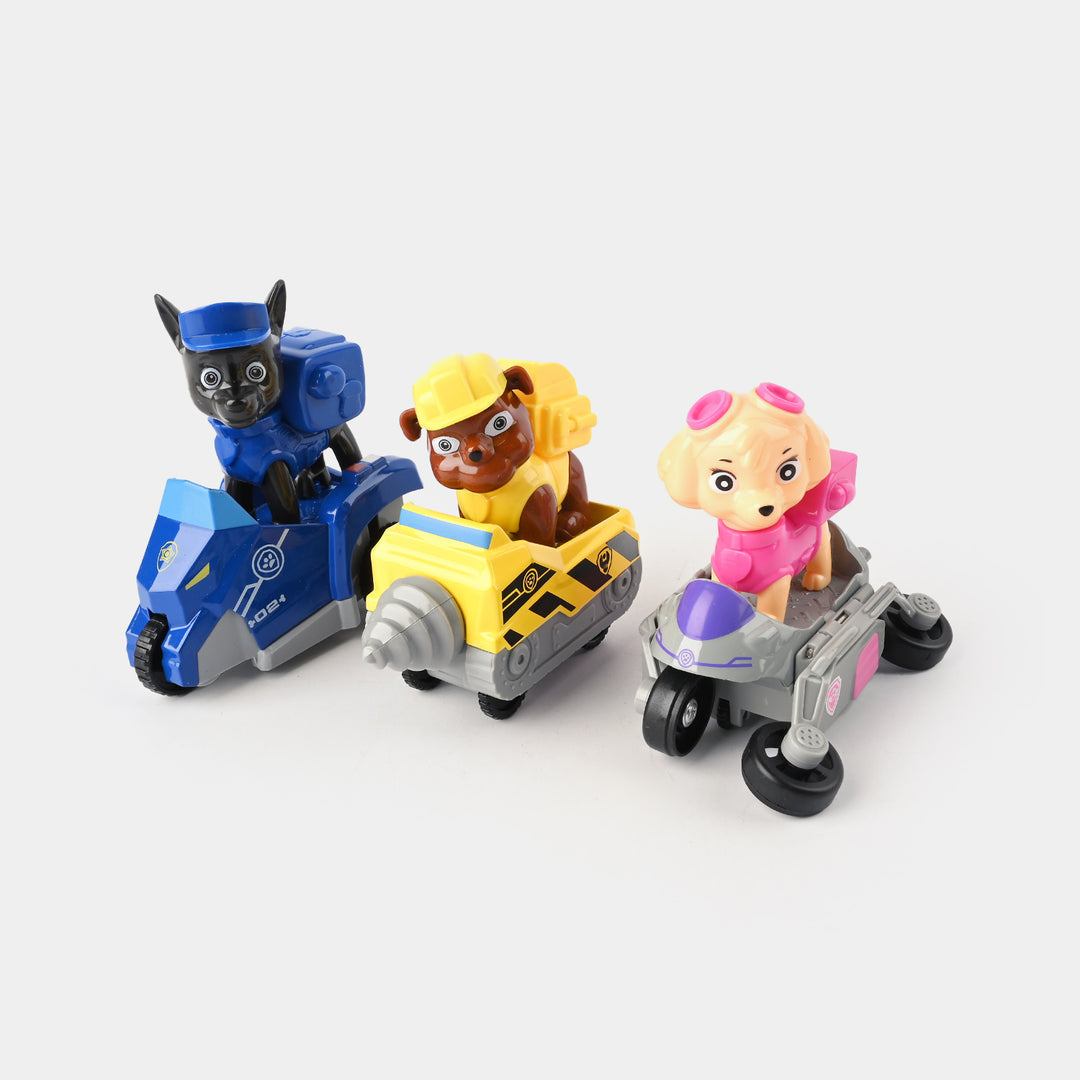 Paw Petrol Alloy Cars Set