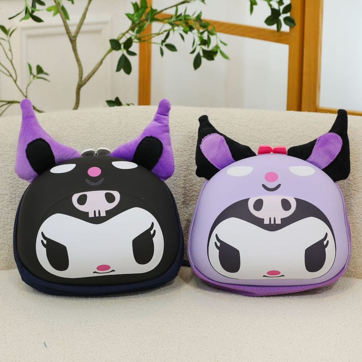 Kuromi Round Hard Case Backpack