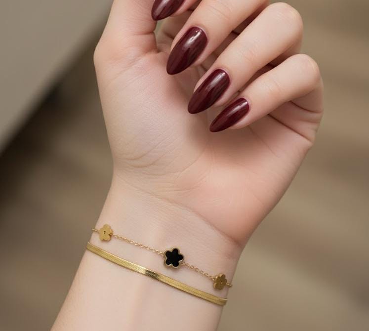 Double Chain Stainless Steel Bracelet + Anklet