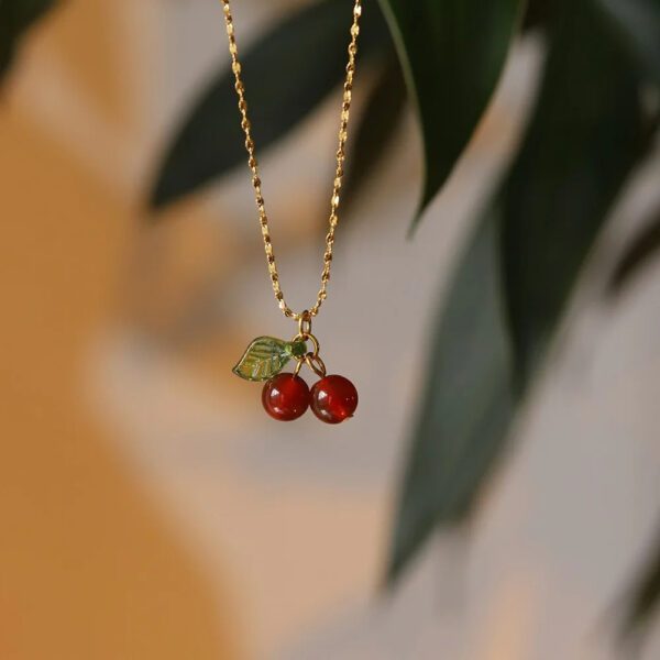 Trendiest Cherry Stainless Steel Necklace